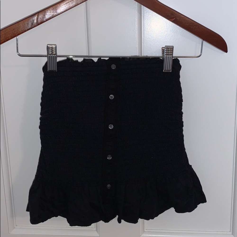 Black Cinched Tube Top